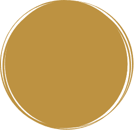 Illustration d'un cercle doré aux bords flous.